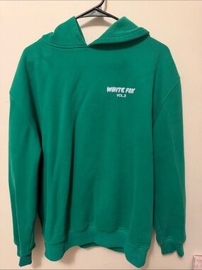 White Fox Boutique Green Crewneck Hoodie